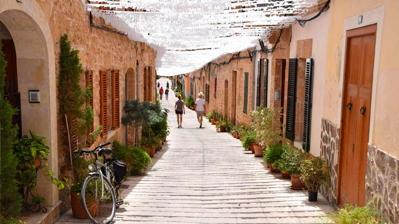 visit the old town of Alcudia