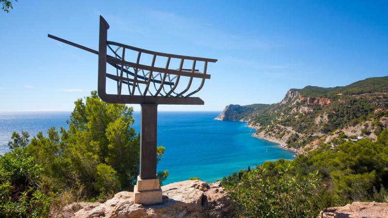 viewpoints and cliffs in es cubells