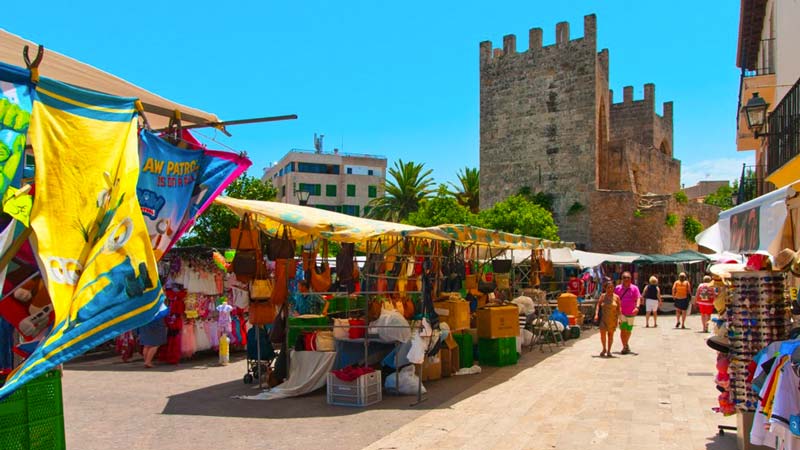 visitar mercado de alcudia