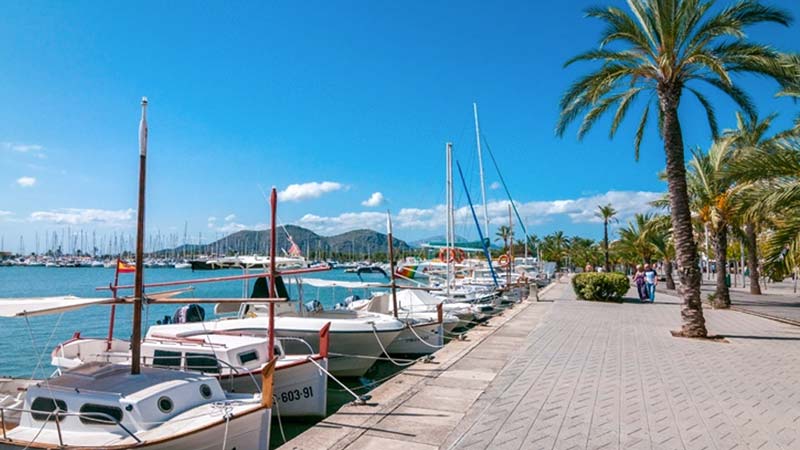 visitar el puerto de alcudia