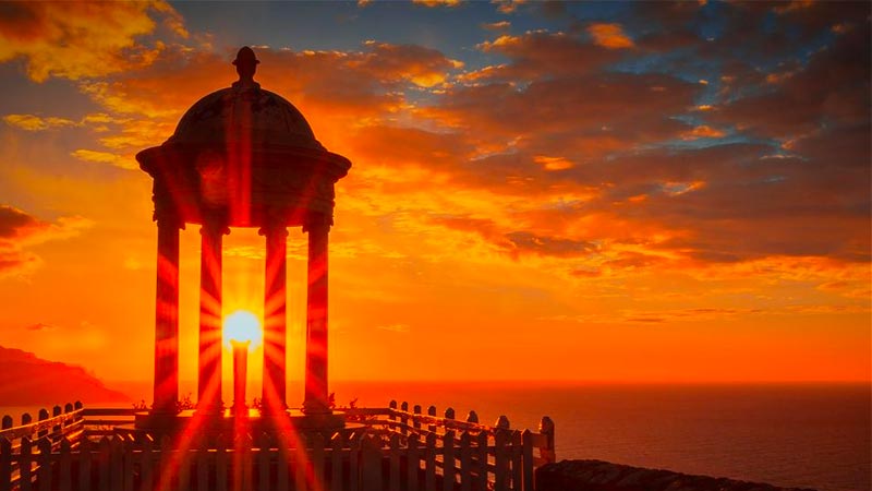 puesta de sol en mallorca