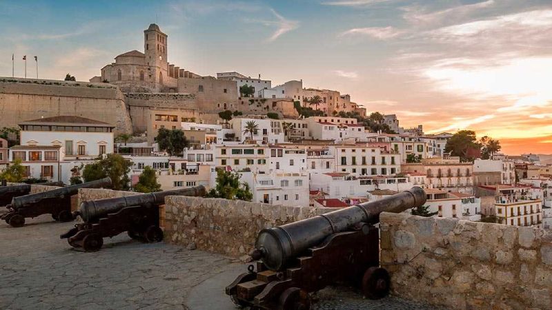 ibiza city night