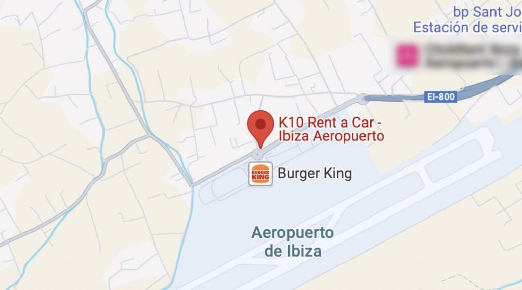 alquilar coche en aeropuerto de ibiza